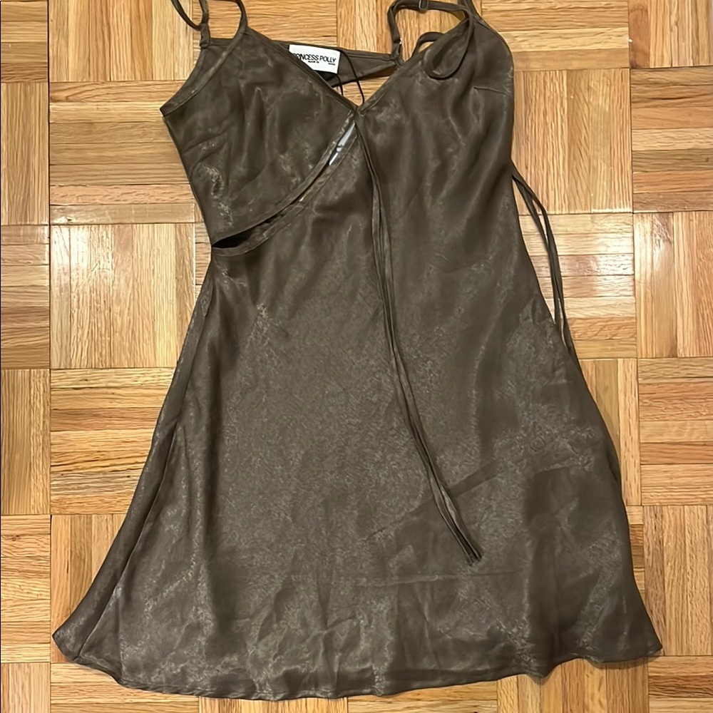 Elegant Brown Dress